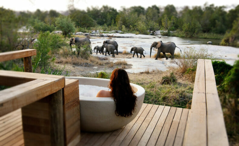 Private Granite Suites Bath safari at Londolozi